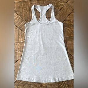 Lululemon Cool Racerback Tank - Light Gray